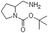 结构式 CAS# 177911-87-4, 1-Boc-2-氨甲基吡咯烷; 2-氨甲基吡咯烷-1-甲酸叔丁酯
