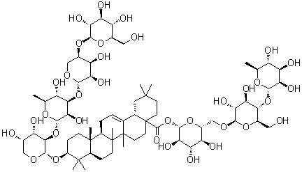 Clematichinenoside C molecular structure (CAS 177912-24-2)