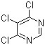 结构式 CAS# 1780-27-4, 4,5,6-三氯嘧啶