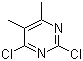 结构式 CAS# 1780-32-1, 2,4-二氯-5,6-二甲基嘧啶