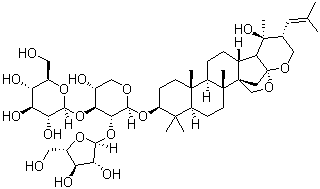 (-)-Bacopasaponin C molecular structure (CAS 178064-13-6)