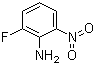 结构式 CAS# 17809-36-8, 2-氟-6-硝基苯胺