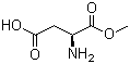structure of CAS# 17812-32-7, 1-Methyl L-aspartate;L-Aspartic acid 1-methyl ester; 3-Amino-4-methoxy-4-oxobutanoic acid; H-Asp-OMe