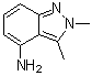 结构式 CAS# 1782433-66-2, 2,3-二甲基-2H-吲唑-4-胺