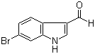 6-溴吲哚-3-甲醛分子结构 (CAS 17826-04-9)
