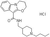 Piboserod hydrochloride molecular structure (CAS 178273-87-5)