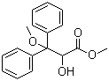 2-羟基-3-甲氧基-3,3-二苯基丙酸甲酯分子结构 (CAS 178306-47-3)