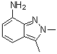 2,3-Dimethyl-2H-indazol-7-amine molecular structure (CAS 1783625-55-7)