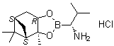 (3aS,4S,6S,7aR)-Hexahydro-3a,5,5-trimethyl-alpha-[(1R)-1-methylethyl]-4,6-methano-1,3,2-benzodioxaborole-2-methanamine hydrochloride molecular structure (CAS 178455-04-4)