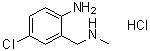 2-Amino-5-chloro-N-methylbenzenemethanamine hydrochloride (1:1) molecular structure (CAS 1784753-92-9)