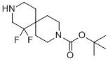 tert-Butyl7,7-difluoro-3,9-diazaspiro[5.5]undecane-3-carboxylate molecular structure (CAS 1784848-04-9)