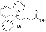 3-Carboxypropyltriphenylphosphonium bromide molecular structure (CAS 17857-14-6)