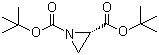 (S)-Bis(tert-butyl) aziridine-1,2-dicarboxylate molecular structure (CAS 178602-42-1)