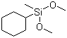 structure of CAS# 17865-32-6, Cyclohexyldimethoxymethylsilane;Methylcyclohexyldimethoxysilane