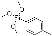 structure of CAS# 17873-01-7, 4-Methylphenyltrimethoxysilane;1-Methyl-4-trimethoxysilylbenzene; Trimethoxy(4-methylphenyl)silane; p-Methylphenyltrimethoxysilane; p-Tolyltrimethoxysilane