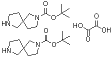 2,7-Diazaspiro[4.4]nonane-2-carboxylic acid 1,1-dimethylethyl ester ethanedioate (2:1) molecular structure (CAS 1788054-69-2)