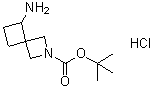 5-Amino-2-azaspiro[3.3]heptane-2-carboxylic acid 1,1-dimethylethyl ester hydrochloride (1:1) molecular structure (CAS 1788054-91-0)