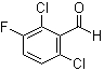 2,6-Dichloro-3-fluorobenzaldehyde molecular structure (CAS 178813-77-9)