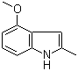 4-Methoxy-2-methyl-1H-indole molecular structure (CAS 17897-50-6)