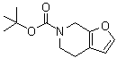 4,7-Dihydrofuro[2,3-c]pyridine-6(5H)-carboxylic acid 1,1-dimethylethyl ester molecular structure (CAS 179060-28-7)