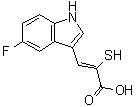 3-(5-Fluoro-1H-indol-3-yl)-2-mercapto-2-propenoic acid molecular structure (CAS 179461-52-0)