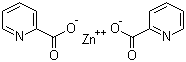 Zinc picolinate molecular structure (CAS 17949-65-4)