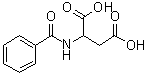 N-Benzoyl-DL-aspartic acid molecular structure (CAS 17966-68-6)