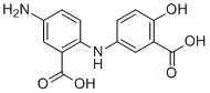 structure of CAS# 1797983-23-3, 5-Amino-2-((3-carboxy-4-hydroxyphenyl)amino)benzoic acid;2-Hydroxy-5-Amino-N-(2-carboxy-4-aminophenyl)benzoic Acid