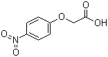 结构式 CAS# 1798-11-4, 4-硝基苯氧乙酸; 对硝基苯氧乙酸