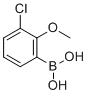 结构式 CAS# 179898-50-1, (3-氯-2-甲氧基苯基)硼酸