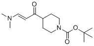 structure of CAS# 1799799-87-3, tert-butyl 4-[(2E)-3-(dimethylamino)prop-2-enoyl]piperidine-1-carboxylate