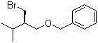 (R)-((2-(Bromomethyl)-3-methylbutoxy)methyl)benzene molecular structure (CAS 179993-02-3)