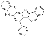 N-(2-chlorophenyl)-7-phenyl-7H-benzo[a]carbazol-9-amine molecular structure (CAS 1800022-01-8)