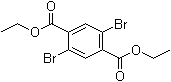 2,5-二溴对苯二甲酸二乙酯分子结构 (CAS 18013-97-3)