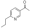1-(6-Propyl-3-pyridinyl)ethanone molecular structure (CAS 1802153-75-8)