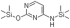 N-(Trimethylsilyl)-2-[(trimethylsilyl)oxy]pyrimidin-4-amine molecular structure (CAS 18037-10-0)