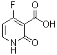 structure of CAS# 1803770-09-3, 4-Fluoro-1,2-dihydro-2-oxo-3-pyridinecarboxylic acid
