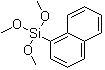 1-Naphthyltrimethoxysilane molecular structure (CAS 18052-76-1)