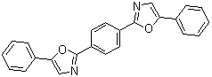 结构式 CAS# 1806-34-4, 1,4-双(5-苯基-2-恶唑基)苯