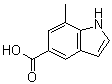 structure of CAS# 180624-00-4, 7-Methyl-1H-indole-5-carboxylic acid