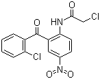 2-(2-Chloroacetamido)-5-nitro-2'-chlorobenzophenone molecular structure (CAS 180854-85-7)