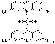 3,6-Acridinediamine sulfate (2:1) molecular structure (CAS 1811-28-5)