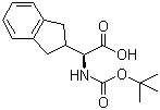 Boc-L-2-indanyglycine molecular structure (CAS 181227-47-4)
