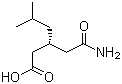 structure of CAS# 181289-33-8, (R)-(-)-3-Carbamoymethyl-5-methylhexanoic acid;(R)-(-)-3-(2-Amino-2-oxoethyl)-5-methylhexanoic acid