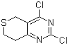 structure of CAS# 181374-43-6, 2,4-Dichloro-7,8-dihydro-5H-thiopyrano[4,3-d]pyrimidine