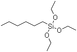 n-Hexyltriethoxysilane molecular structure (CAS 18166-37-5)