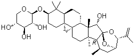 25-Anhydrocimigenol 3-beta-D-xyloside molecular structure (CAS 181765-11-7)