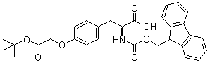 结构式 CAS# 181951-92-8, N-芴甲氧羰基-4-(叔丁氧羰基甲氧基)-L-苯丙氨酸