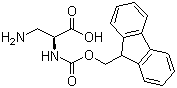 N2-Fmoc-L-2,3-diaminopropionic acid molecular structure (CAS 181954-34-7)