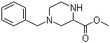 Methyl 4-benzyl-2-piperazinecarboxylate molecular structure (CAS 181955-94-2)
